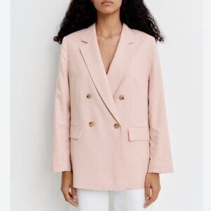 H&M linen blend blazer